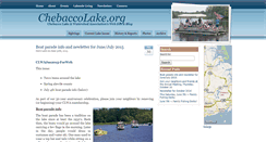 Desktop Screenshot of chebaccolake.org